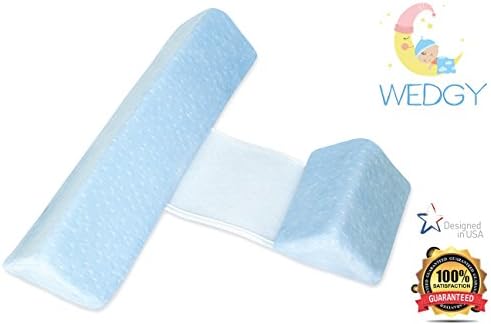 Infant Wedge Sleep Positioner Wedgy Pillow for Baby 0-12 month Adjustable Width Side