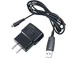 OEM Original Home Wall AC Travel Charger + USB 2.0 Data Sync Connect Transfer Charge Cable for ATT Samsung Rugby Smart - Cricket Samsung Galaxy S III - Virgin Mobile Samsung Entro - Cricket Samsung Comment 2 - Verizon Samsung ATIV Odyssey - MetroPCS Samsung Galaxy Admire 4G - ATT Samsung Rugby III 3 SGH-A997