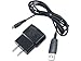 OEM Original Home Wall AC Travel Charger + USB 2.0 Data Sync Connect Transfer Charge Cable for ATT Samsung Rugby Smart - Cricket Samsung Galaxy S III - Virgin Mobile Samsung Entro - Cricket Samsung Comment 2 - Verizon Samsung ATIV Odyssey - MetroPCS Samsung Galaxy Admire 4G - ATT Samsung Rugby III 3 SGH-A997