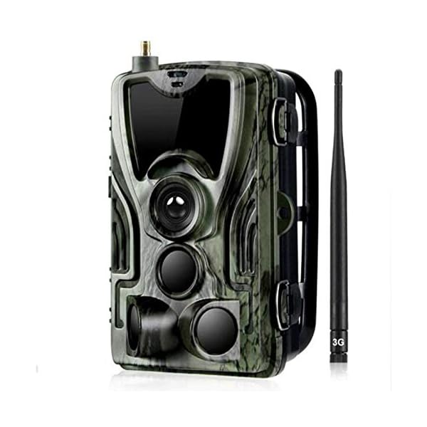 HUJUNG 4G Wildkamera Fotofalle 16MP 1080P mit Handy übertragung und 5000Mah Lithium-Batterie, IP65 wasserdichte…