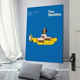 XYDQ Poster sur toile The Beatles Yellow Submarine – Art mural – Impression moderne – Décoration de chambre de famille… - Les Beatles, Paul McCartney, John Lennon, RIngo Starr, George Harrison XYDQ Poster sur toile The Beatles Yellow Submarine - Art mural - Impression moderne - Décoration de chambre de famille… – Image 3