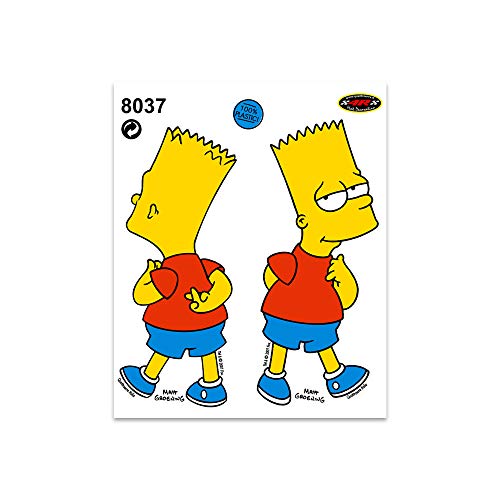 Adesivi Sticker Simpson Bart, 14 x 16 cm