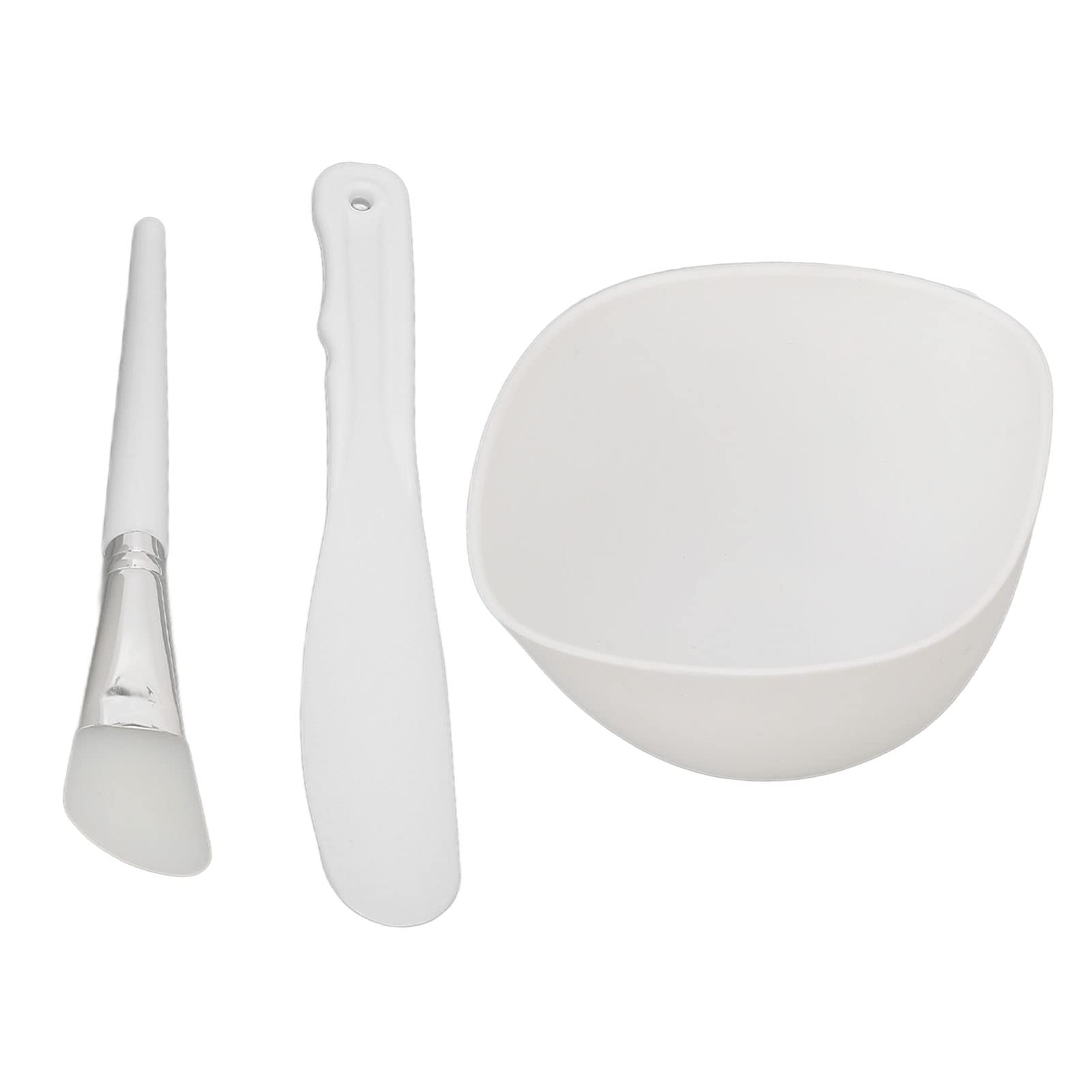 Facial Mask Mixing Tool Kit 3pcs with Face Mask Mixing Bowl Silicone Brush and Spatula DIY Face Mask Mixing Tool Set