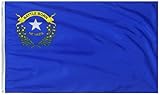 Nevada State Flag 3x5 ft. Nylon SolarGuard Nyl-Glo 100% Made in USA to Official State Design Specifications by Annin Flagmakers.  Model 143360