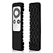 Fintie Protective Case for Apple TV 2 3 Remote Controller - CaseBot (Honey Comb Series) Light Weight (Anti Slip) Shock Proof Silicone Sleeve Cover, Black