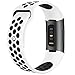 QIBOX Compatible with Charge 4 / Charge 3 Bands, Sports Silicone Replacement Women Men Bands Breathable Soft Strap Bracelet Accessories Compatible Charge 3 SE Fitness Activity Tracker Small Large