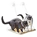 Cat Window Perch Cat Hammock Bed Window Seat with Durable Heavy Duty Suction Cups Cat Bed Holdsup to 50Lbs (Extra 2 Suction Cups) Pet Resting Seat Mount onto Window for Space Saving Sunba (Beige)