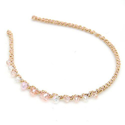 Casualfashion 6Pcs Sparkly Girls Women Rhinestone Headbands Beaded Crystal Hair Band