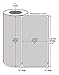 PM Company Direct Thermal Labels, 4 x 2 Inches, 1-Inch Core, 1240 Labels per Roll, 12 Rolls per Carton (PS42121)