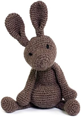 Toft UK Complete Crochet Animal Kits - Includes Wool Yarn, Pattern, Hook &amp; Stuffing (Hare)