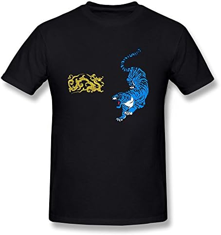 Cherten Custom Womens tiger Black Tee shirts Size XL Round Neck Casual Tee shirts