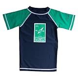 Oakiwear Kids' Rash Guard Short Sleeve UPF 50+ Sun Shirt