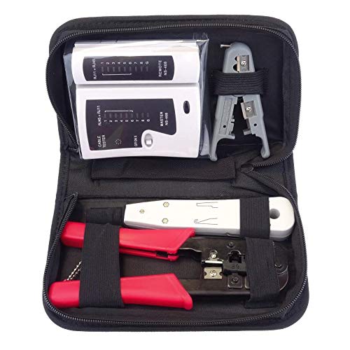 PremiumCord Tool set for nice - tester, pliers, cutter and punch in one set