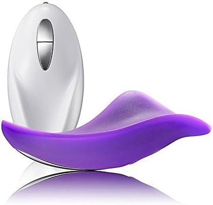 Women Vibrating Panty Vibe Wireless Remote Control 10 Vibration Patterns Couples Sexy Toy (Purple)