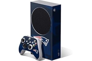 Skinit Decal Gaming Skin Compatible with Xbox Series S Bundle - Officially Licensed NFL New England Patriots Double Vision Design