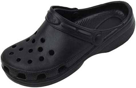 New Men's Black Garden Shoes Clog Sandals Size 12