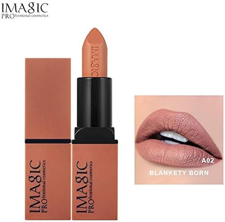 Amazon Noteイマジック6カラーモイスチャライザーリップスティックスムースメイクセクシーリップスティックメイクアップブランド化粧品 Imagic 口紅 通販