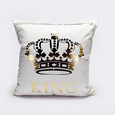 Fang Jiu J Zt Bronzing Cushion Cover Gold Printed King Queen
