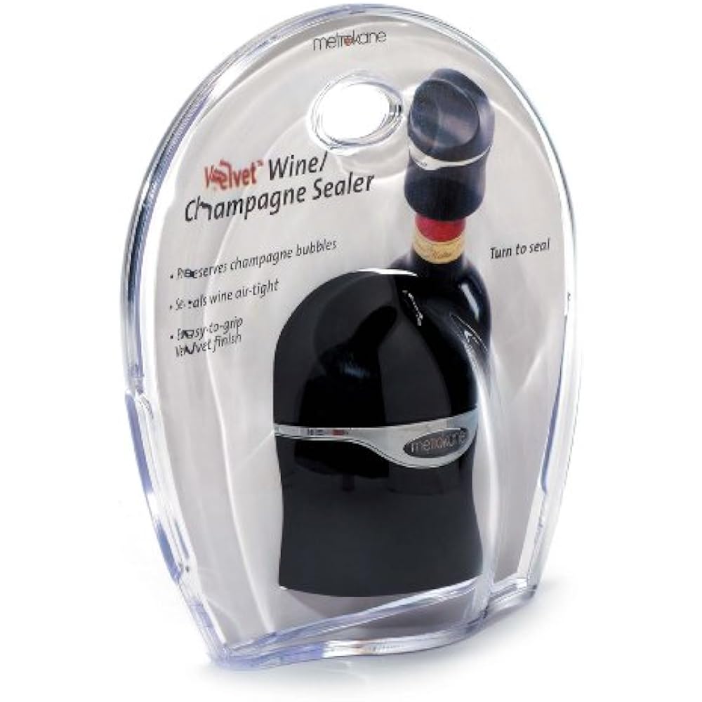 Rabbit Wine Stoppers Champagne Sealer (Velvet Black) Bottle Kitchen