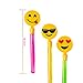 Toyrifik 12” Giant Bubble Wand with Emoticon Clapper, Bulk 12 Big Bubbles Wands Pack (1 Dozen)- for Kids, Summer, Outdoor Activity, Party Favor, Toys, Pool
