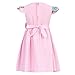 SMILING PINKER Toddler Girls Dress Casual Embroidered Floral Boho Vintage Dresses