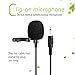 Lavalier Microphone SHIDU Professional Lapel Clip-on Microphone 3.5mm Audio Compatible with All Voice Amplifiers