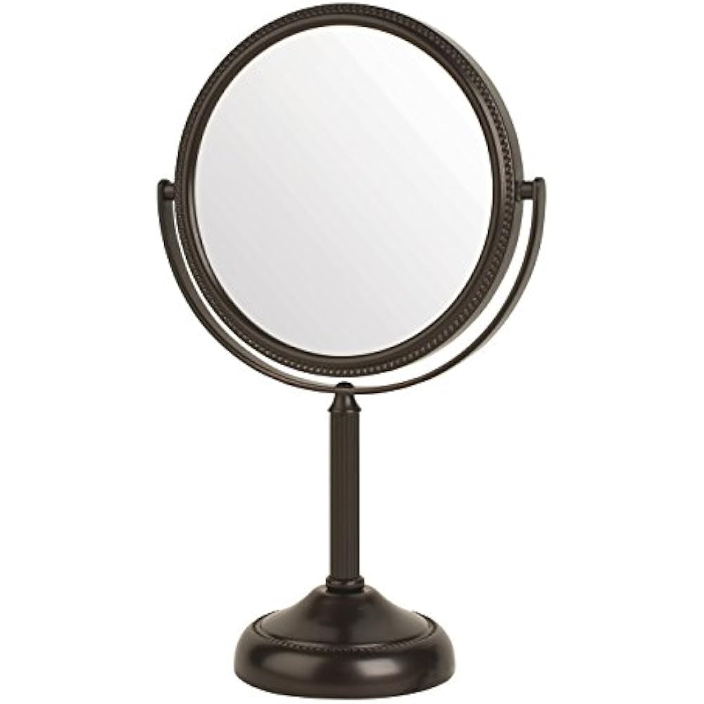 JP910BZP 6-inch Tabletop Two-Sided Swivel Vanity Mirror ...