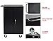 Pearington 20 Device Mobile Charging and Storage Cart for iPads, Chromebooks and Laptop Computers, Up To 17-Inch Screen Size, Surge Protection, Front & Back Access Locking Cabinet, Black