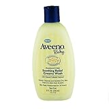 Aveeno Baby Soothing Relief Creamy Wash, Fragrance Free, 8-Ounce Bottle (Pack of 6)