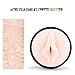 ZEMALIA Vagina Pocket Male Masturbators Cup Sex Toys for male Realistic Textured Male Masturbation Discreetly Packed(Black)