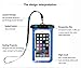 FECEDY Waterproof Cell Phone Pouch,6 Pack Universal Water Proof Dry Bag Case with Neck Lanyard for iPhone Samsung Galaxy,up to 7.5