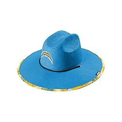 FOCO Los Angeles Chargers NFL Team Color Straw Hat