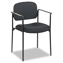 basyx by HON VL616 Guest Chair with Arms, Black