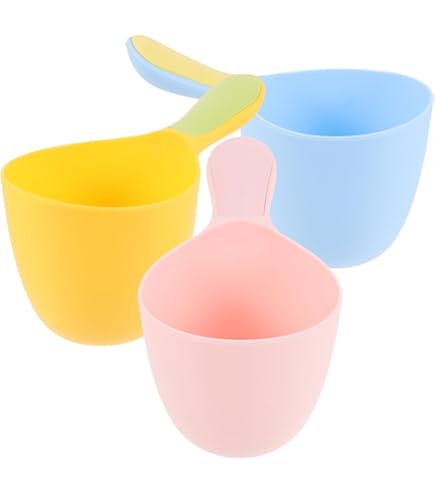 Plastic Water Ladle Dipper - 2-Pack, Multi-Use For Bath, Kitchen, Garden, & Pet Feeding