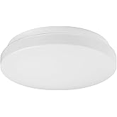 Kuzco Lighting FM9714-WH-5CCT Collins Flush Mount, Integrated LED, White