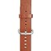 KAVAJ genuine leather watch band Barcelona compatible with Apple Watch Series 6 5 4 3 2 1, 42/44mm in cognac-brown. Genuine leather replacement watch strap with classic buckle