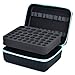 Essential Oil Carrying Organizer Storage Case (Carry Handle On Top) Holds 48-68 Small Bottle Box/Roller Bottles for 5ml 10ml 15ml 20ml 30ml /1oz with Free Writable Labels Opener