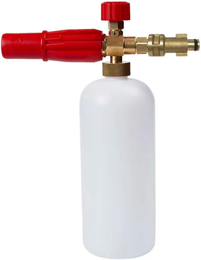 intrbleu Car Wash Snow Foam Lance,High Pressure Foam Sprayer,Foam Container,Foam Spraying Nozzle,for Bosche High Pressure Washer 1/4 M14 Connector