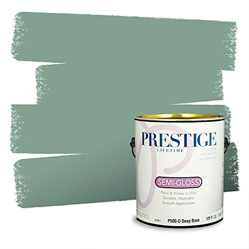 PRESTIGE Paints Interior Paint and Primer In One, 1-Gallon, Semi-Gloss, Compara…