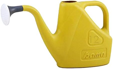 WATERING CAN By Bama Classic Design With An Easy-Grip Handle, Large Capacity Tank, Removable Nozzle, Showerhead Or Direct Pour Options, Make Less Trips To The Faucet (12 Liter, Lime Green)