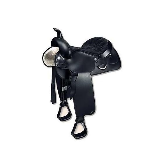 Wintec-Semi-Quarter-Western-Saddle-14-Inch-Black