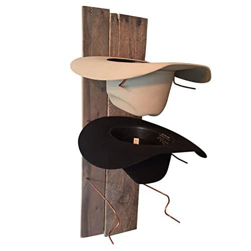 Amazon.com: Reclaimed Wood Cowboy Hat Rack : Handmade Products