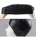 Ssking Swim Cap Keeps Hair and Ear protector -100% Silicone with Nose Clip &Ear Plugs for Women and Men (Black)
