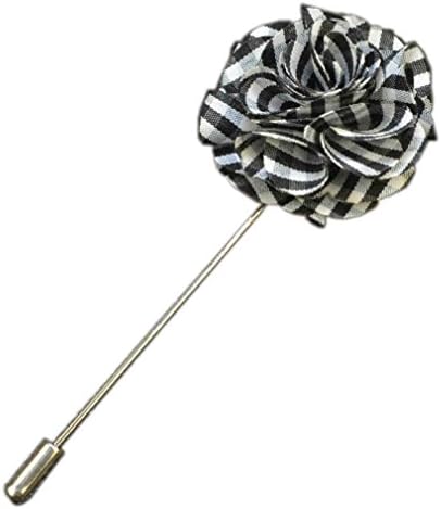 Winuxury Men's Flower Designer Lapel Pins Antique Floral Suit Tuxedo Corsage Pin Brooch