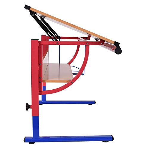 Adjustable Drafting Table Workstation Drawing Desk Art & Craft Hobby Studio New - Thumbnail 5