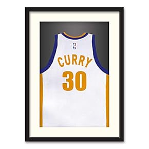 Athletes Jersey Theme Black Framed for Bedroom Livingroom