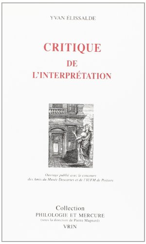 Critique de l'interprétation