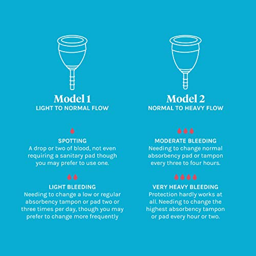 Menstrual Cup Kit Violet Reusable Model 1 Menstrual Cup for