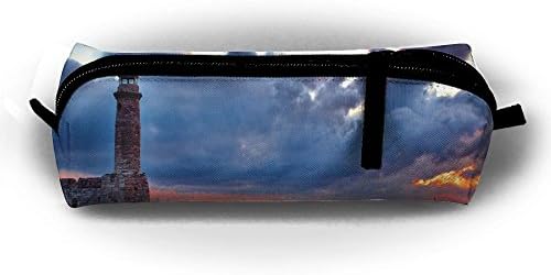 Beacon Stone Reflection Sky Unisex Stationery Pouch Zipper Cosmetic Bags Cylindrical Purse