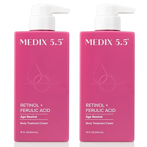 Medix 5.5 Retinol Body Lotion Firming Moisturizer & Crepey Skin Care